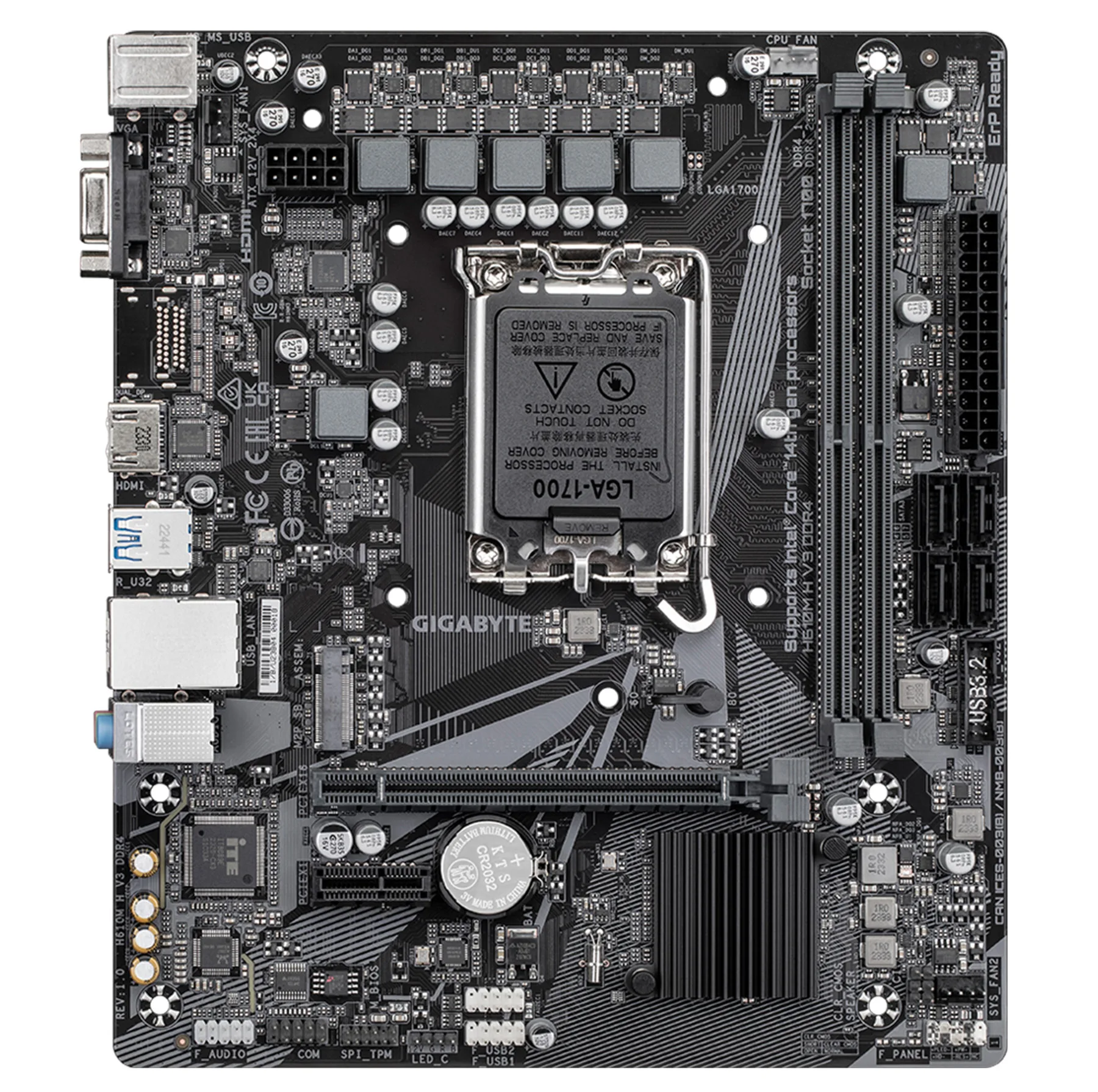 مادربرد گیگابایت مدل H610M H V3 DDR4 (rev. 1.0)