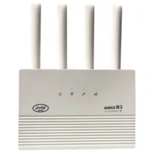 مودم روتر 4G ایرانسل مدل TF-i120 B1 با حمایت LTE Cat 12، سرعت دانلود 600 مگابیت، آپلود 100 مگابیت، وای‌فای دوبانده 2.4 و 5 گیگاهرتز، پشتیبانی همزمان 32 کاربر، چهار پورت اترنت و قابلیت اتصال بی‌سیم و باسیم