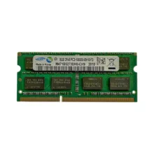 رم لپ‌تاپ DDR3 تک کاناله 8 گیگابایت 1333 مگاهرتز سامسونگ مدل PC3-10600 با تایمینگ 9 و ماژول SO-DIMM