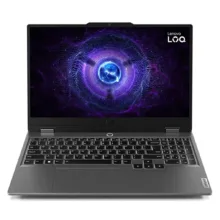 لپ‌تاپ لنوو مدل LOQ 15IRX9 با پردازنده Core i7-13650HX و گرافیک RTX4050 6GB، رم DDR5 24GB با فرکانس 4800MHz، حافظه SSD با ظرفیت 512GB، نمایشگر 15.6 اینچ IPS با وضوح Full HD و نرخ به‌روزرسانی 144Hz، دارای نور پس‌زمینه کیبورد