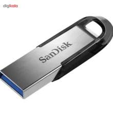 فلش مموری سن‌دیسک مدل CZ73 ظرفیت 128 گیگابایت با بدنه فلزی، رابط USB 3.0 و سرعت انتقال 150 مگابایت بر ثانیه، سازگار با کامپیوتر، لپ‌تاپ، گوشی و تلویزیون