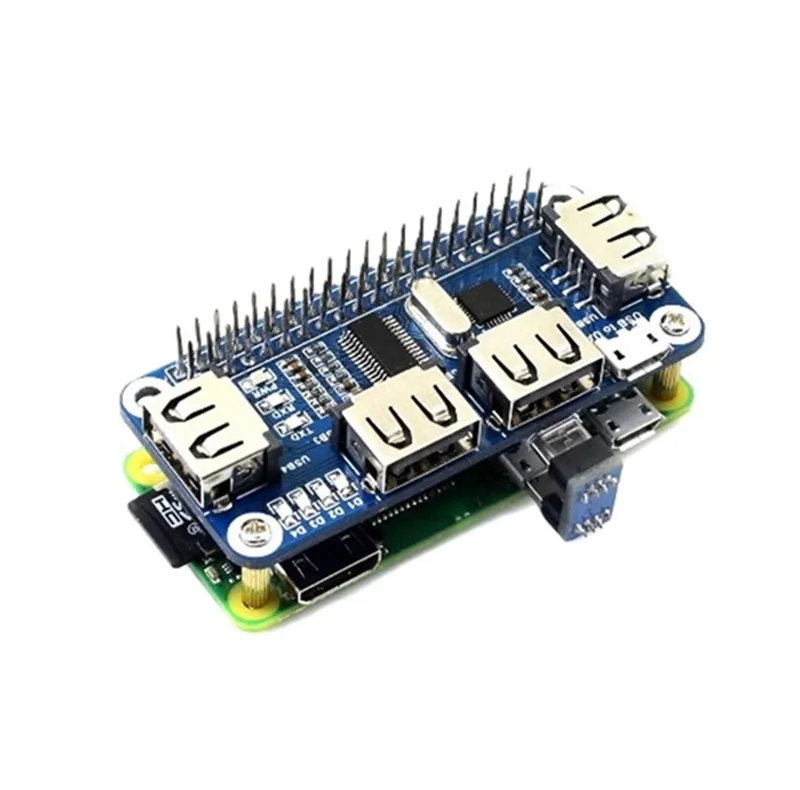 هاب 4 پورت USB مدل UART مناسب رزبری پای