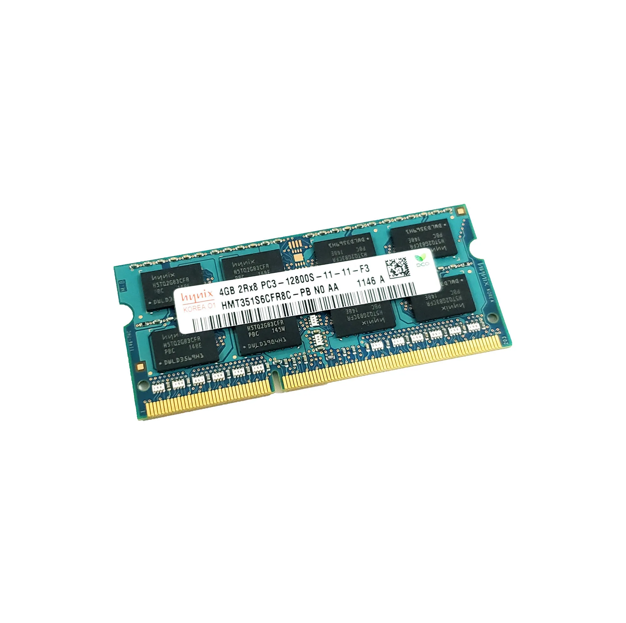 رم لپتاپ DDR3 SK Hynix مدل 12800S ظرفیت 4GB فرکانس 1600MHz دو کاناله تایمینگ CL11 نوع SO-DIMM