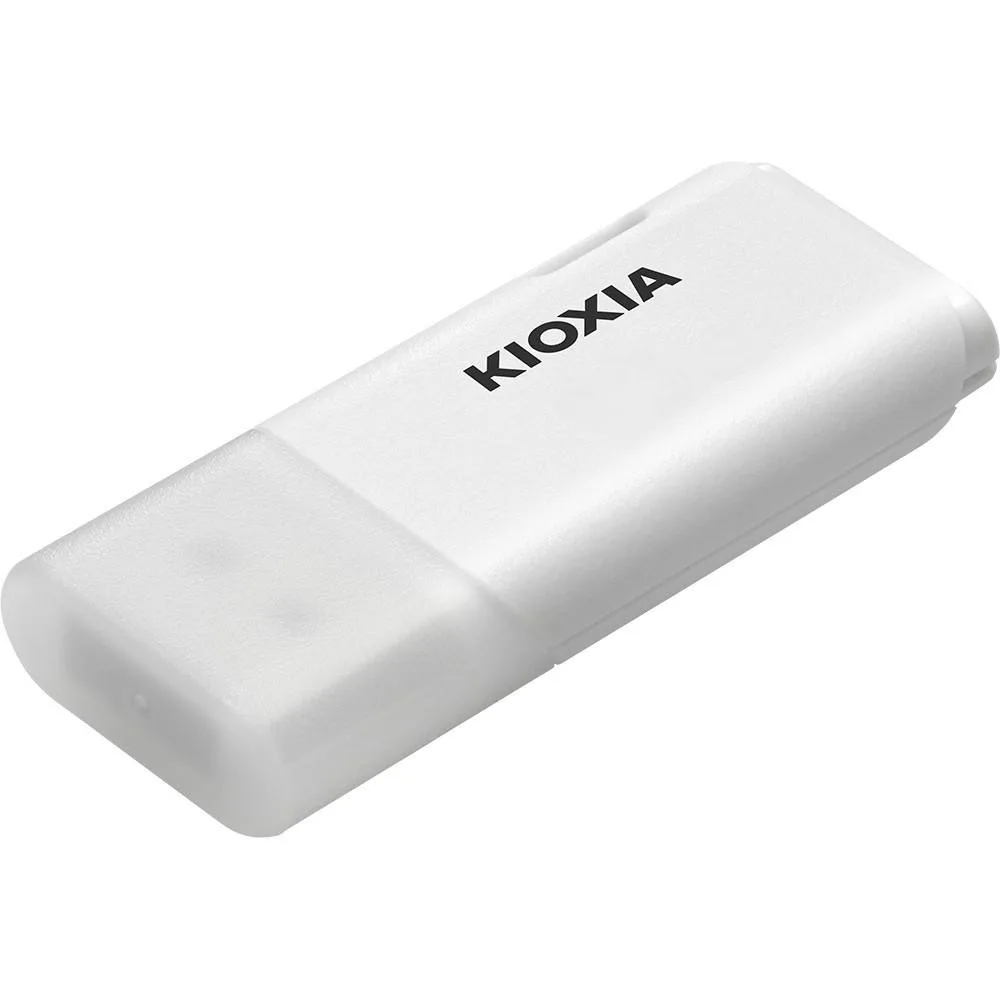 فلش مموری کیوکسیا مدل U202 ظرفیت 128 گیگابایت درپوشدار با رابط USB 2.0 و سرعت انتقال 30 مگابایت بر ثانیه، سازگار با کامپیوتر، لپتاپ، موبایل، تبلت و تلویزیون