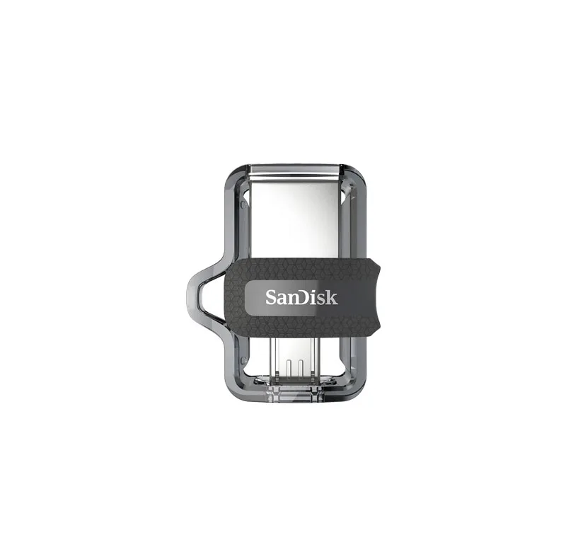 فلش مموری 64 گیگابایت سن دیسک مدل Ultra Dual Drive m3.0 با 2 رابط USB Type-A و MicroUSB، استاندارد USB 3.2 Gen1
