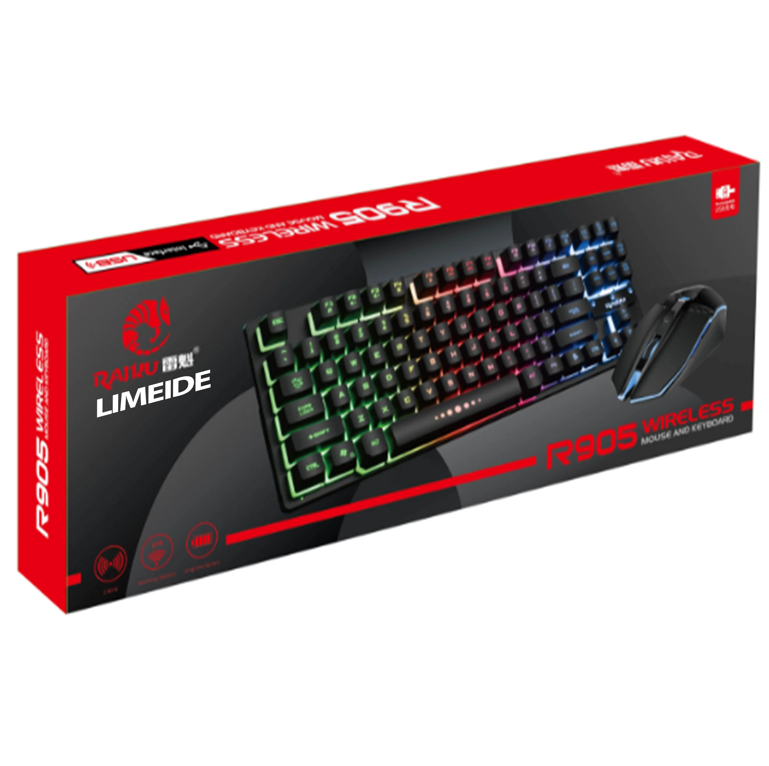 ست گیمینگ بی سیم لایماید مدل RAIKU-R905