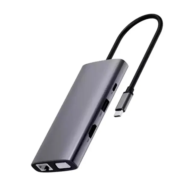هاب 10 پورت Type-C رپو مدل XD101