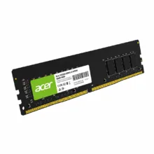رم دسکتاپ DDR5 16 گیگابایت ایسر مدل UD200 DDR5 U-UDIMM، تککاناله، با فرکانس 4800 مگاهرتز و تایمینگ CL40