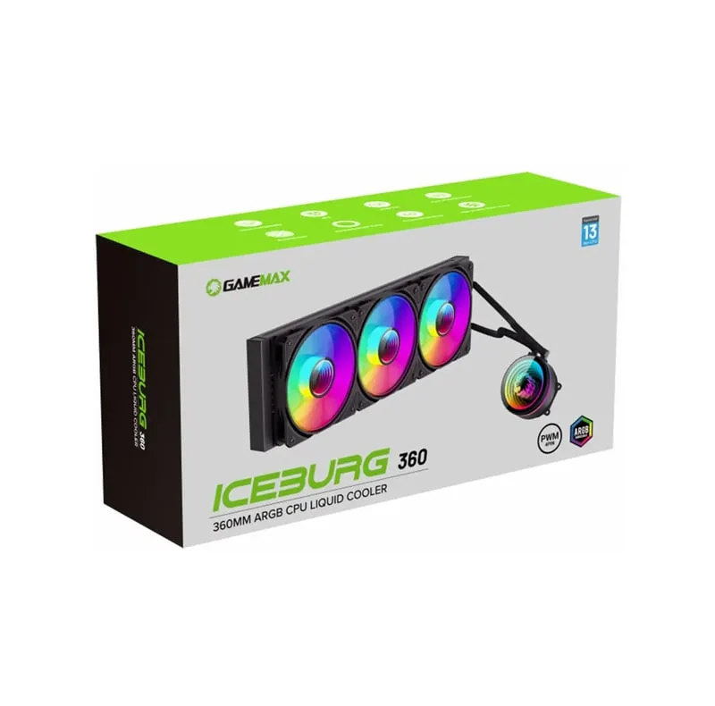 سیستم خنک کننده آبی گیم مکس مدل IceBurg 360 Infinity