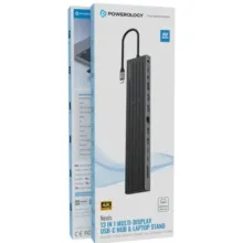 هاب 13 پورت USB-C پاورولوژی مدل Nexis PWDC4DBBK