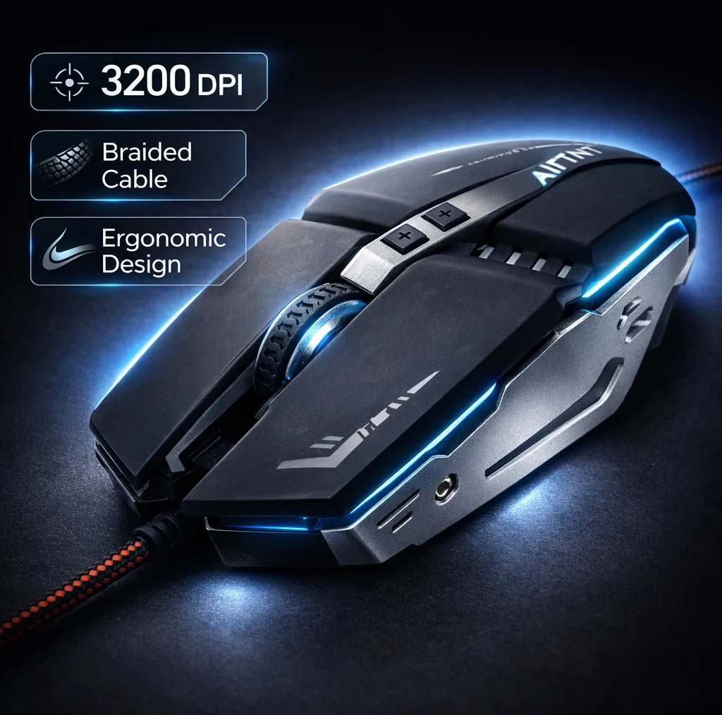 ماوس گیمینگ آی تی ان تی مدل X30-RGB کد 2026