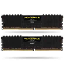رم دسکتاپ کورسیر مدل Vengeance LPX DDR4 دو کاناله 32 گیگابایت 3200 مگاهرتز CL16 با هیتسینک آلومینیومی و پشتیبانی از XMP 2.0 برای اورکلاکینگ پایدار و خنک‌کنندگی بهینه