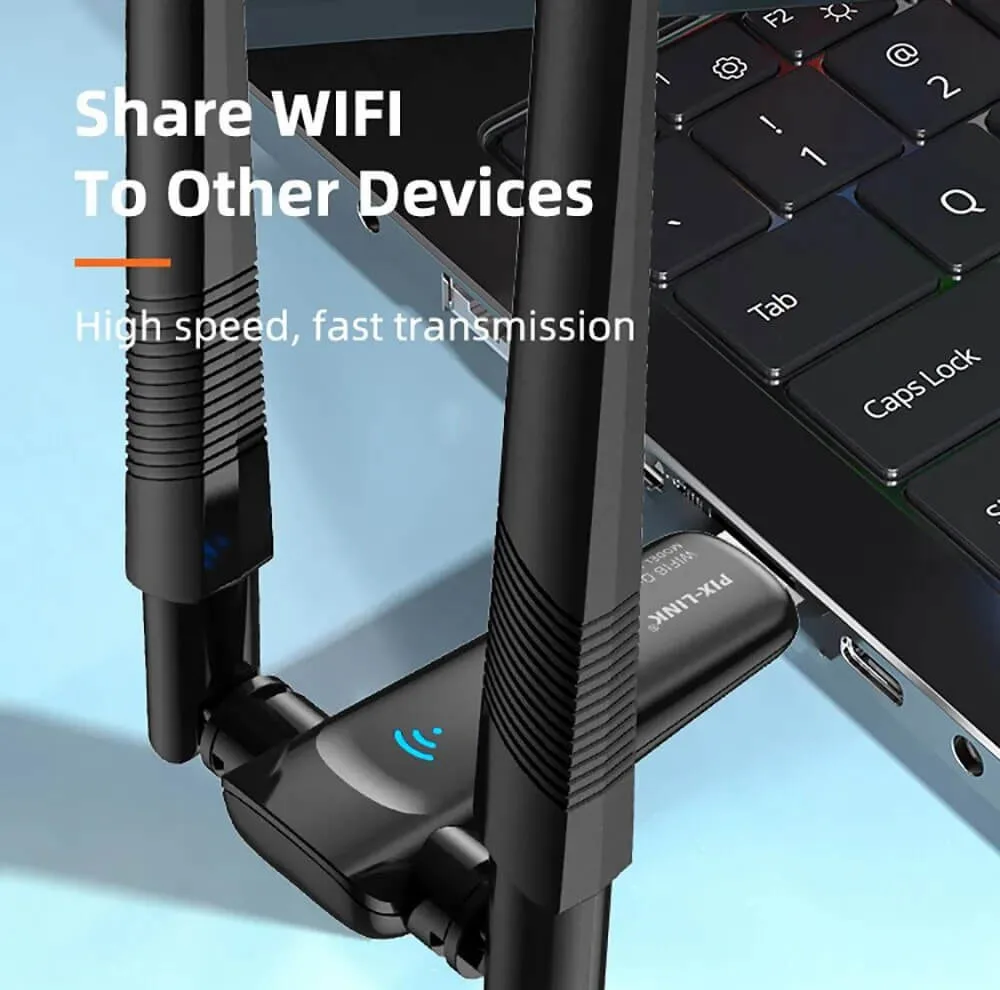 USB کارت شبکه پیکس لینک مدل UAX04