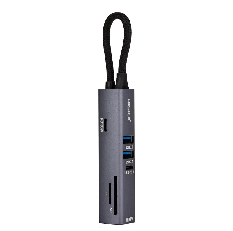 هاب 7 پورت USB-C هیسکا مدل HR-53