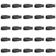فلش مموری سن دیسک مدل Ultra Shift ظرفیت 32 گیگابایت با رابط USB 3.2 بسته 25 عددی
