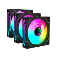 فن کیس ردراگون مدل GC-F015 مشکی بسته ۳ عددی
