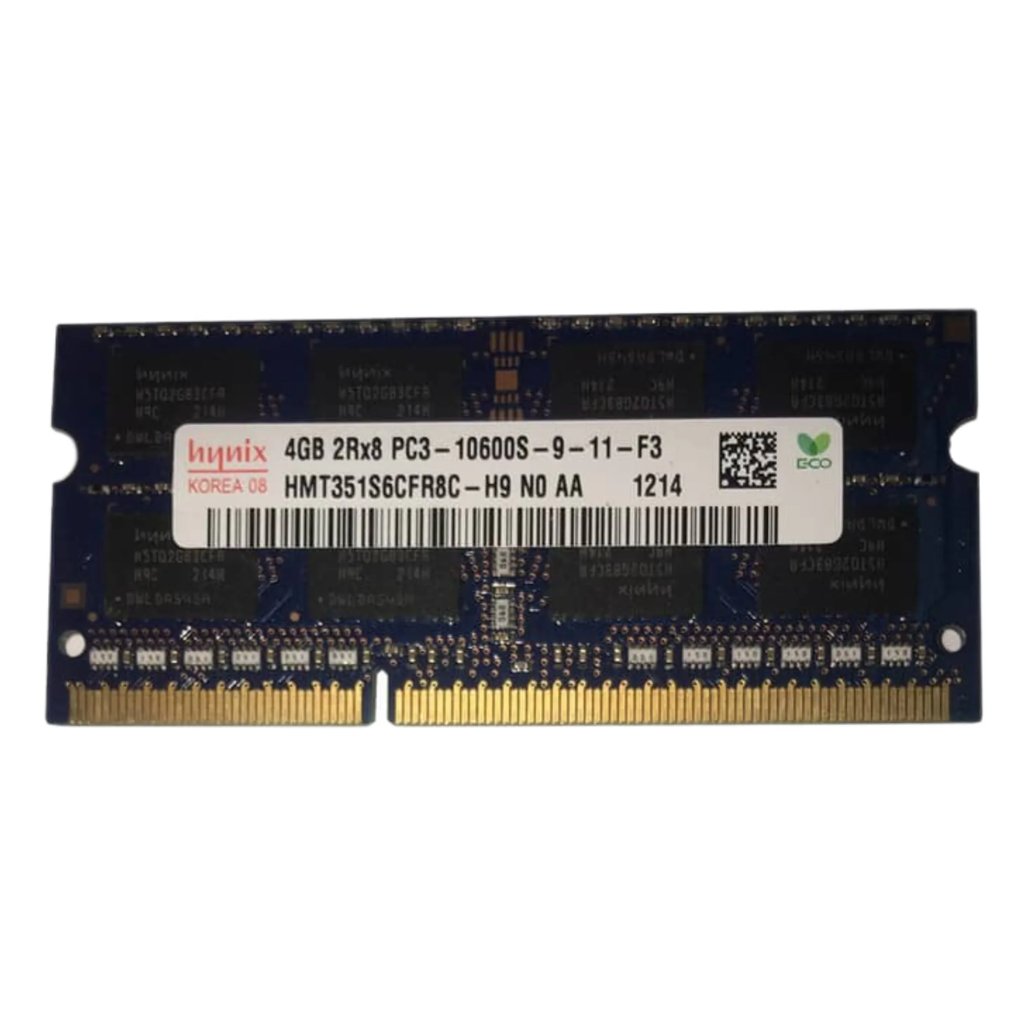 رم لپ‌تاپ 4 گیگابایت DDR3 تک کاناله 1333 مگاهرتز CL9 هاینیکس مدل PC3-10600s SO-DIMM