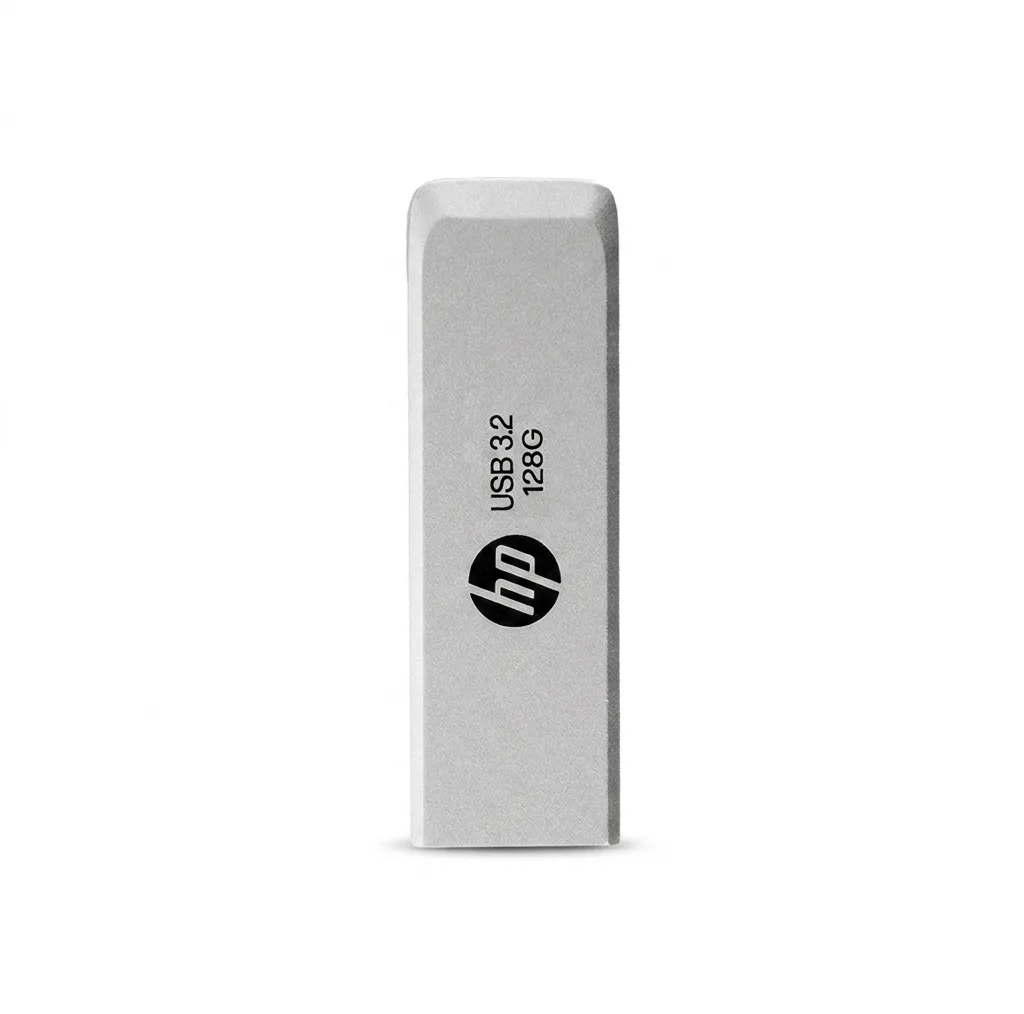 فلش مموری اچ‌ پی مدل 819W ظرفیت 128 گیگابایت با رابط USB سه‌نقطه‌دو Gen1 Type-A و بدنه فلزی