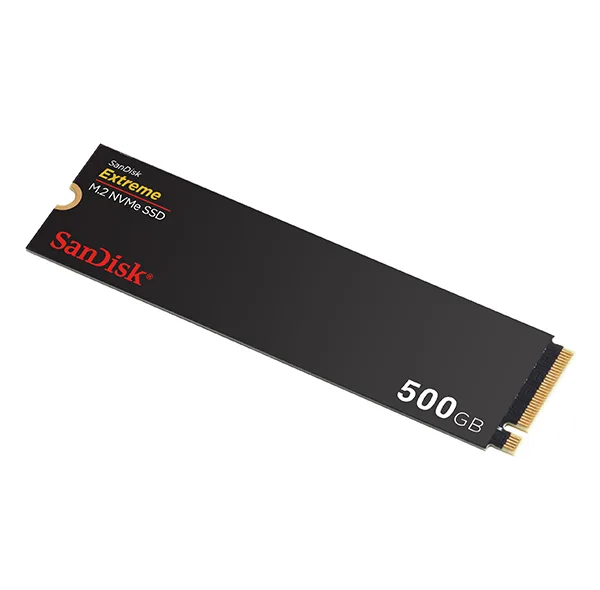 اس اس دی اینترنال PCIe Gen4 x4 سن دیسک مدل Extreme ظرفیت 500 گیگابایت