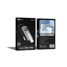 هاب 6 پورت USB-C آیزن مدل 6in1 HUB EUH-02
