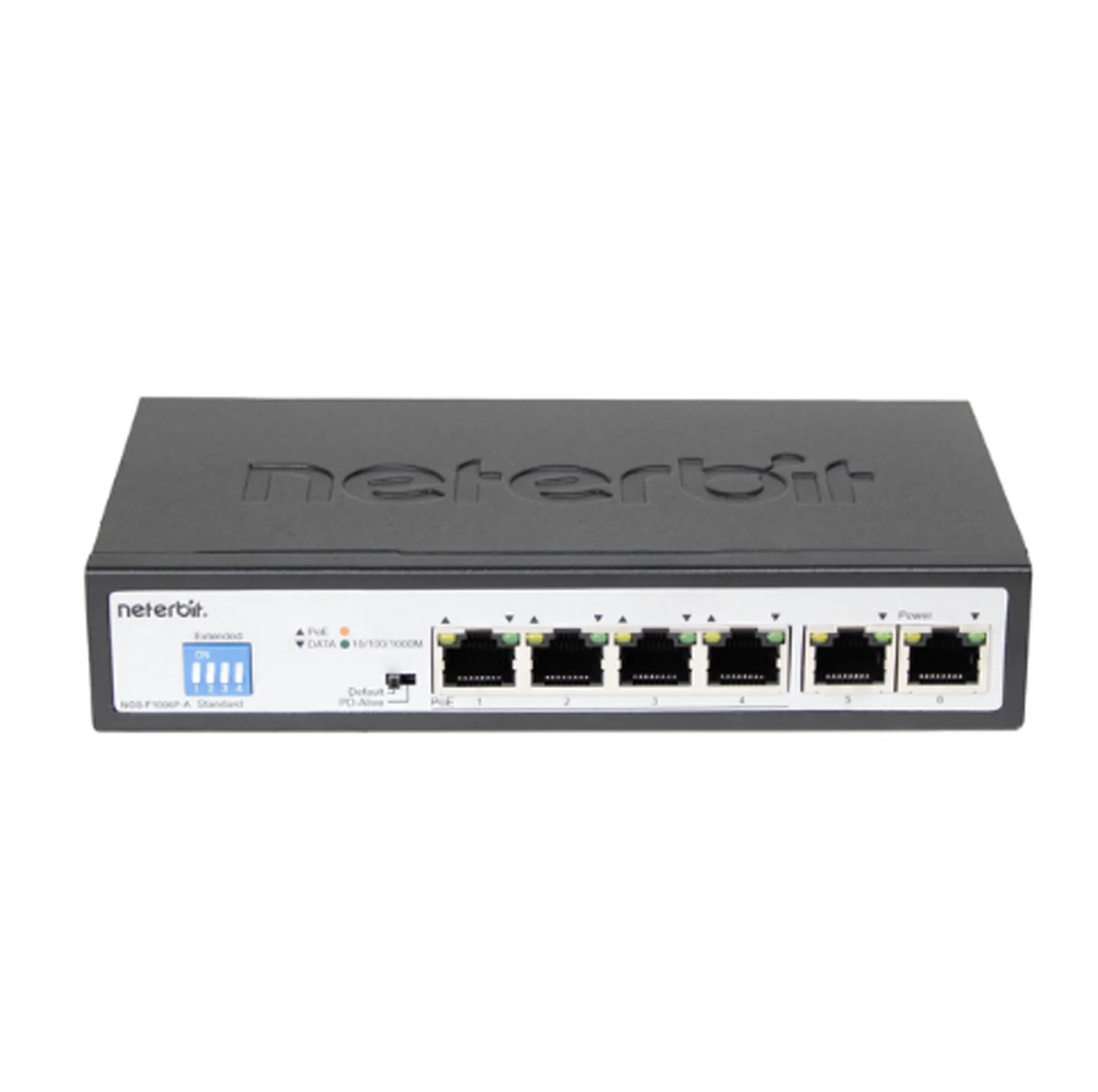 سوییچ 6 پورت نتربیت مدل NGS-F1006P-A