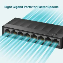سوییچ 8 پورت گیگابیتی و دسکتاپ تی پی-لینک مدل LS1008G