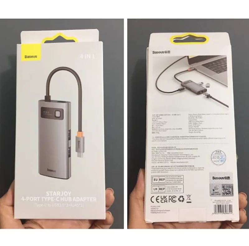 هاب 4 پورت USB-C باسئوس مدل Starjoy BS-OH067