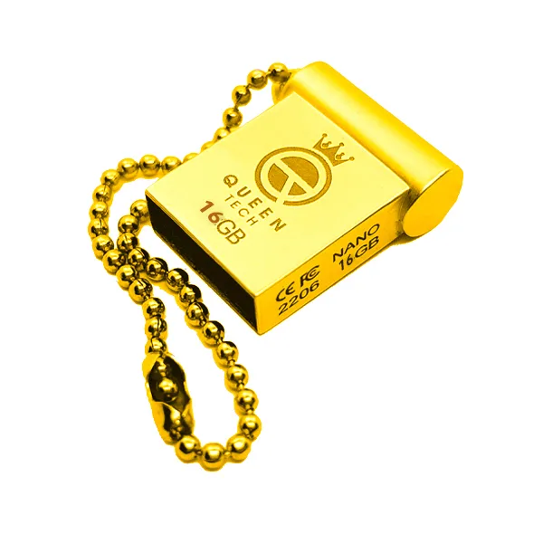 فلش مموری کوئین تک مدل NANO ظرفیت 16 گیگابایت مقاوم در برابر آب، ضربه، شوک، گرد و غبار، ضد خش و اثر انگشت