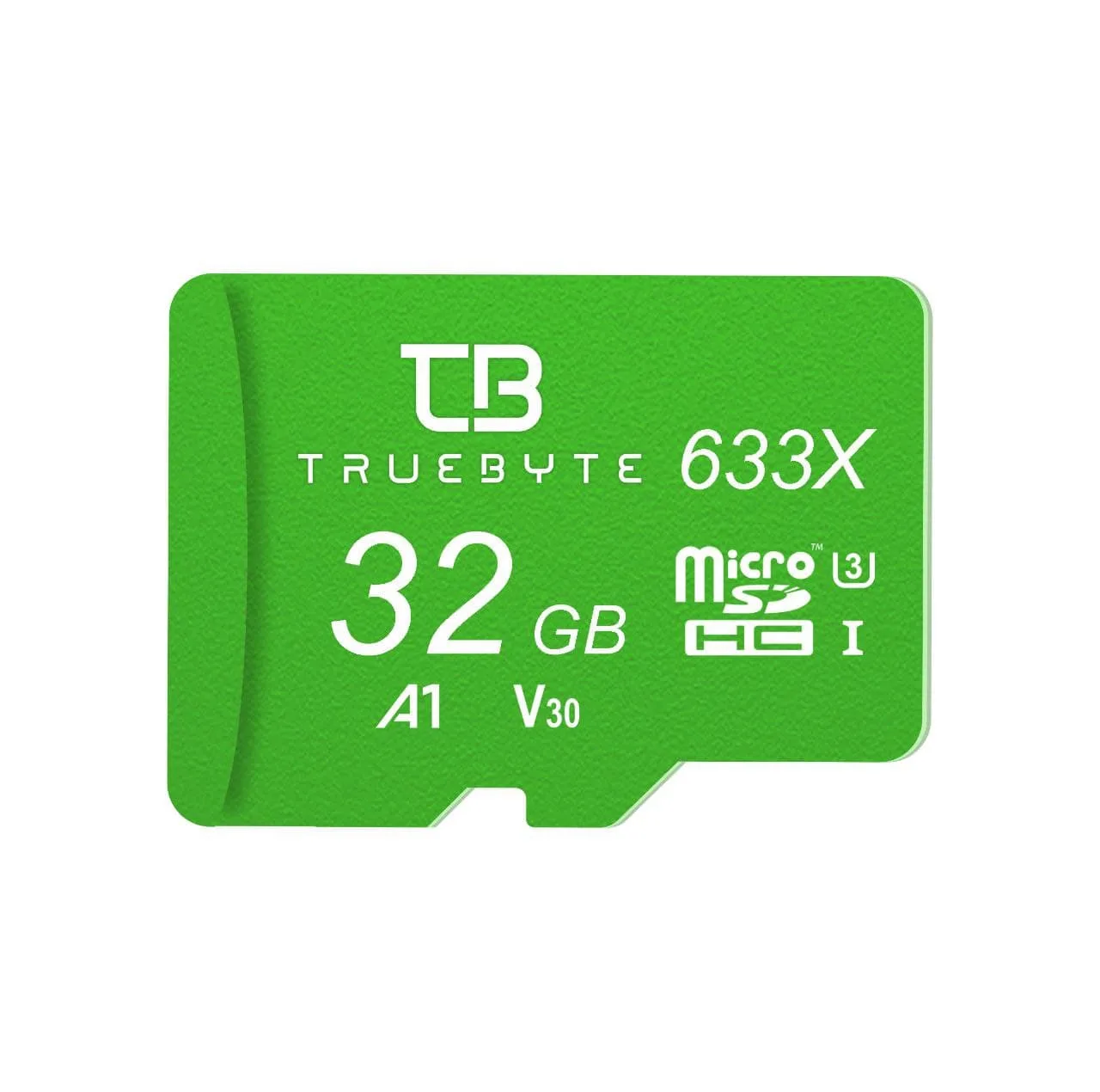 کارت حافظه microSD HC تروبایت مدل 633X-A1-V30 کلاس 10 استاندارد UHS-I U3 ظرفیت 32 گیگابایت به همراه  کارت خوان