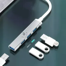 هاب 4 پورت USB-C اکی یس مدل 4IN1 TYPE-C