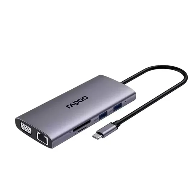 هاب 10 پورت Type-C رپو مدل XD101