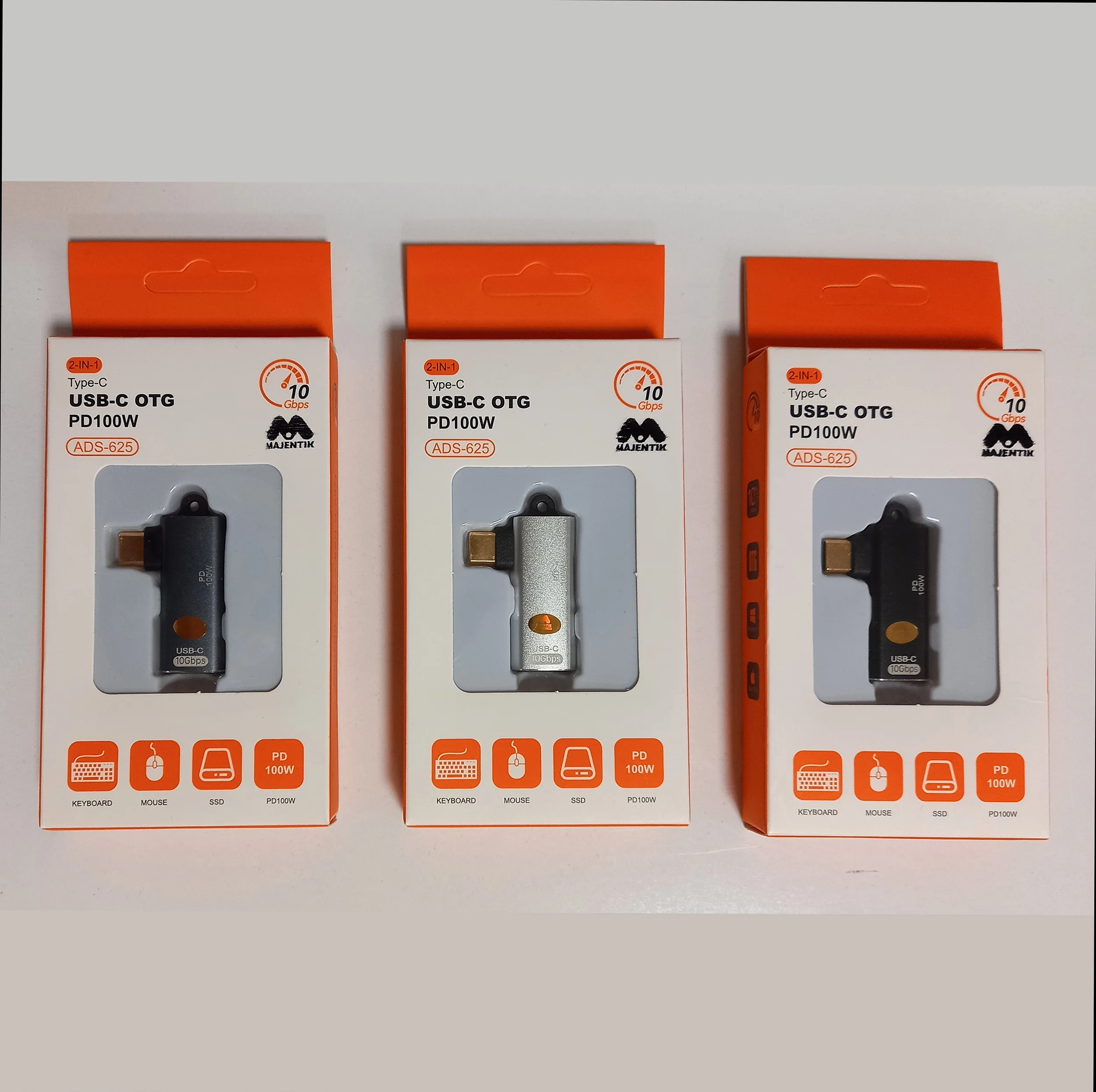 مبدل USB-C به USB-C OTG PD100W مجنتیک مدل ADS-625