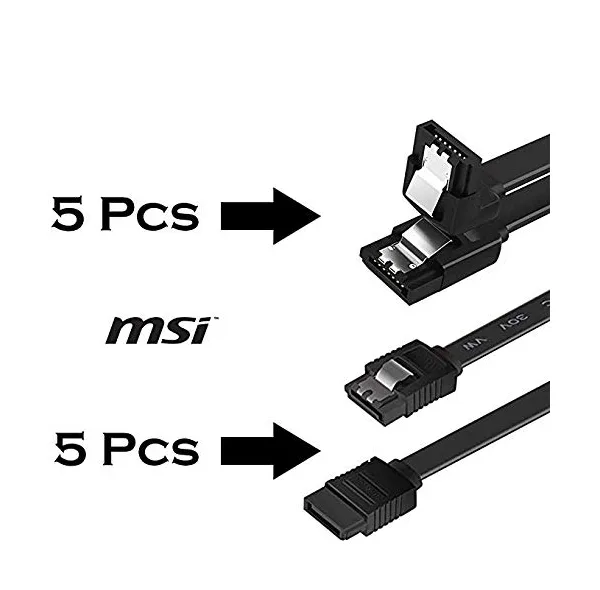 کابل دیتا Sata 3 ام اس آی مدل K51 طول 0.5 متر بسته 2 عددی