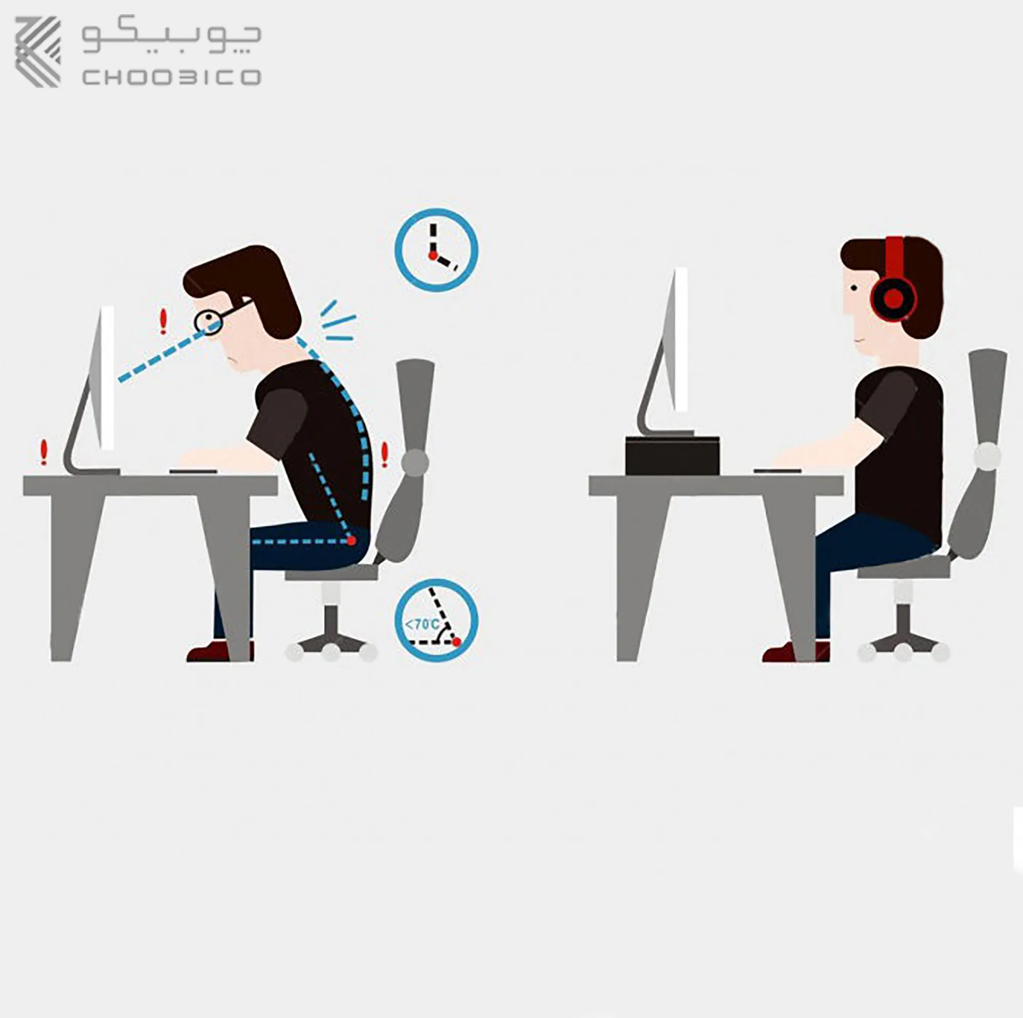پایه نگهدارنده مانیتور چوبیکو مدل آوا