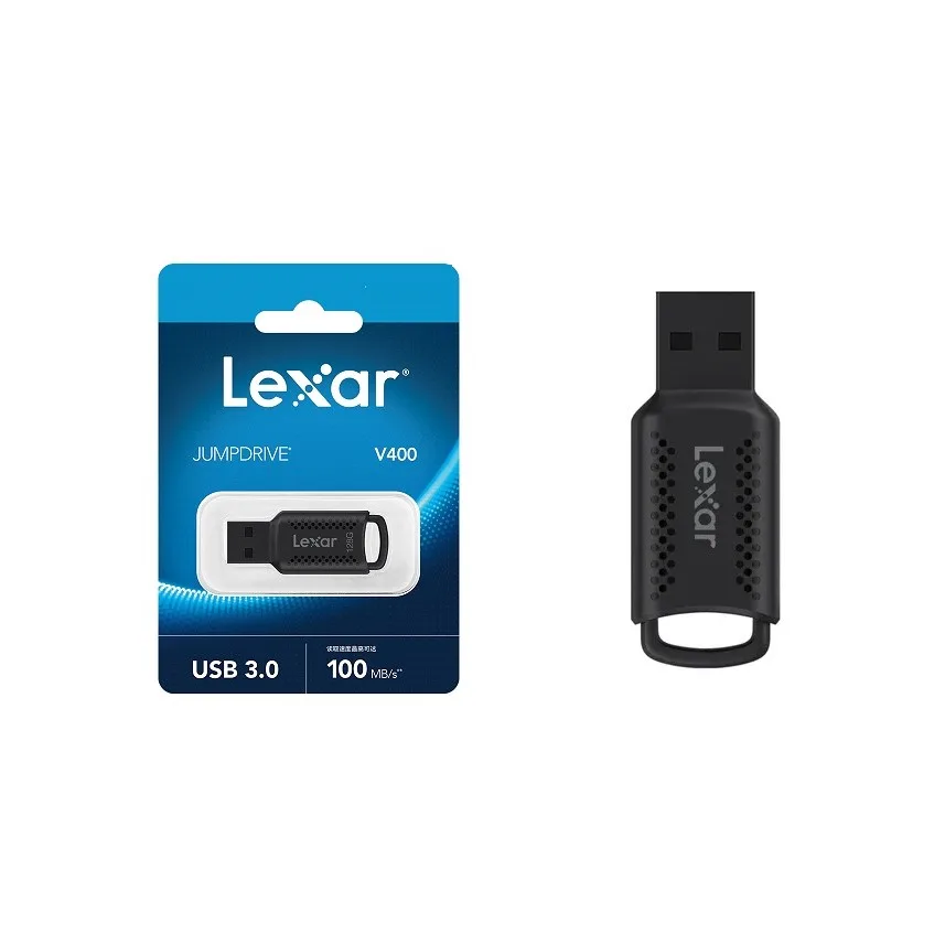 فلش مموری لکسار مدل V400 USB3.0 ظرفیت 128 گیگابایت