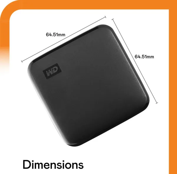 حافظه SSD اکسترنال وسترن دیجیتال مدل ELEMENTS SE ظرفیت 1 ترابایت