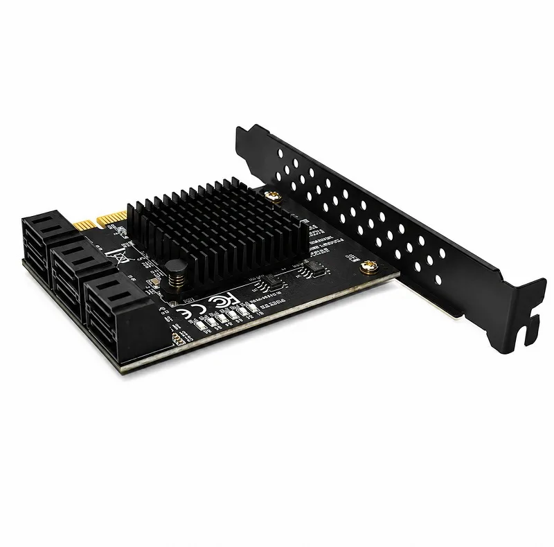 کارت توسعه PCI Express به SATA 3.0 لمونتک مدل 6 Port