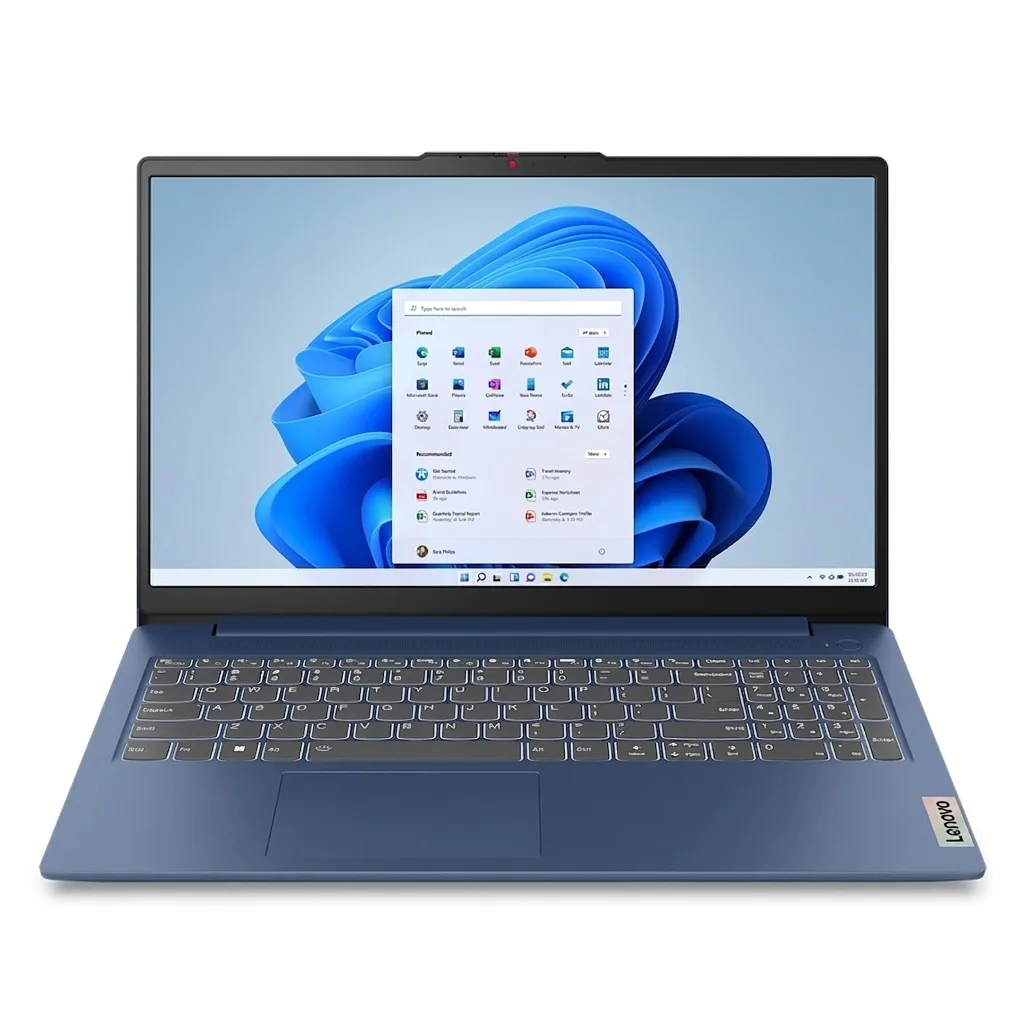 لپ تاپ 15.6 اینچی لنوو مدل Ideapad slim 3 15AMN8-R5 7520U-16GB LPDDR5 5500MHz-512GB SSD-FHD IPS