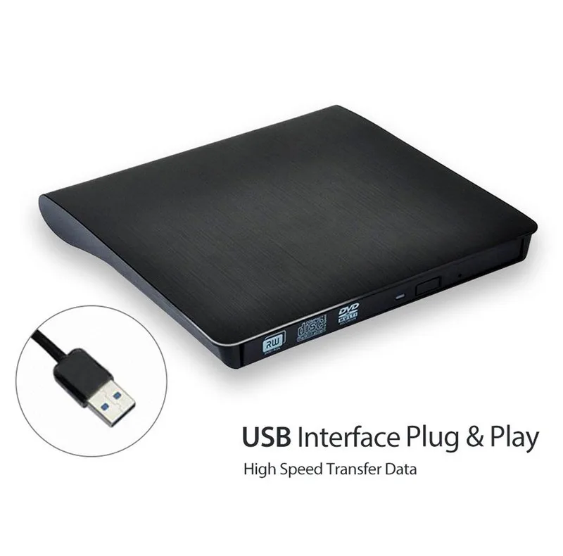 باکس تبدیل DVD رایتر USB3.0 اینترنال SATA به اکسترنال ونتولینک مدل 9.5mm