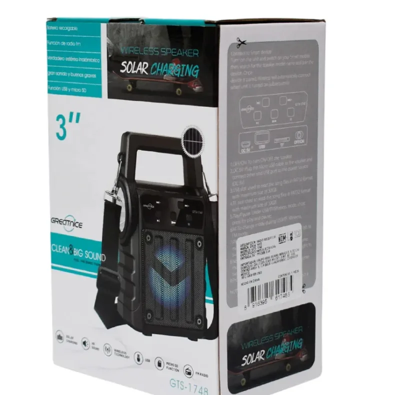 اسپیکر بلوتوثی گریت نایس مدل GTS-1748