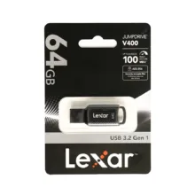 فلش مموری لکسار مدل V400 ظرفیت 64 گیگابایت با رابط USB 3.2 GEN 1