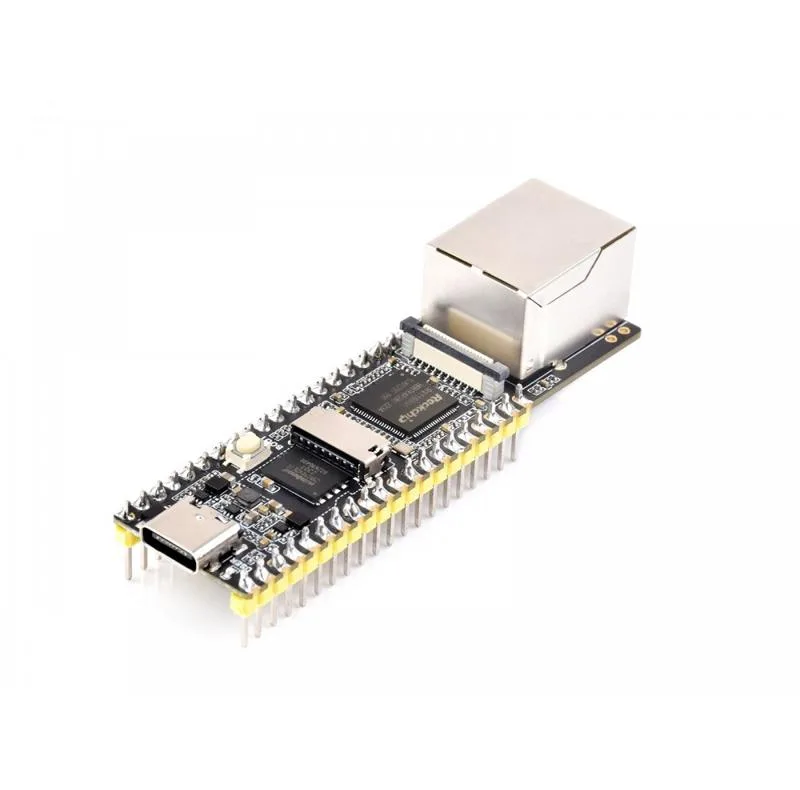 کامپیوتر کوچک مدل Luckfox Pico Plus با پردازنده Cortex RV1103 حافظه FLASH با ظرفیت 128 مگابایت رم DDR2 با ظرفیت 64 مگابایت پردازنده گرافیکی Rockchip