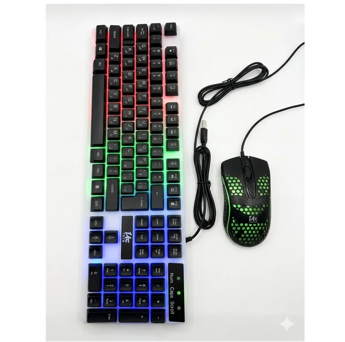 کیبورد و ماوس گیمینگ یوسیتک مدل 2070G
