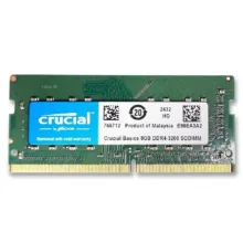 رم لپ‌تاپ کروشیال مدل CL22 DDR4 تک کاناله ظرفیت 8 گیگابایت فرکانس 3200 مگاهرتز نوع ماژول SO-DIMM