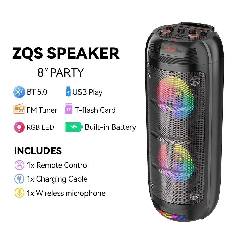 اسپیکر بلوتوثی قابل حمل سینگ ای مدل zqs 8270