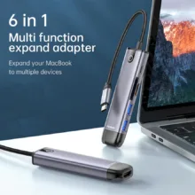 هاب 6 پورت USB-C مک دودو مدل HU-7740