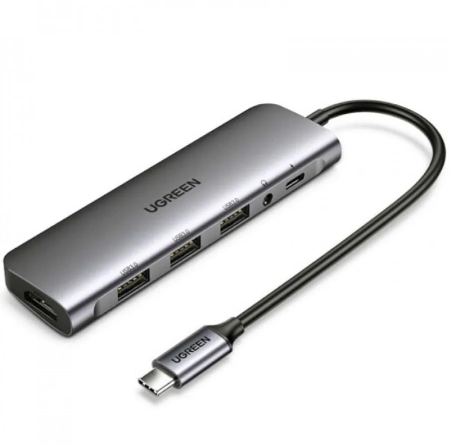 هاب 6 پورت USB-C یوگرین مدل CM136-80132
