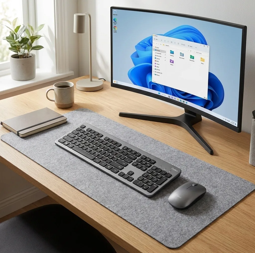 کیبورد و ماوس بی سیم جی پلاس مدل GMK-C360D
