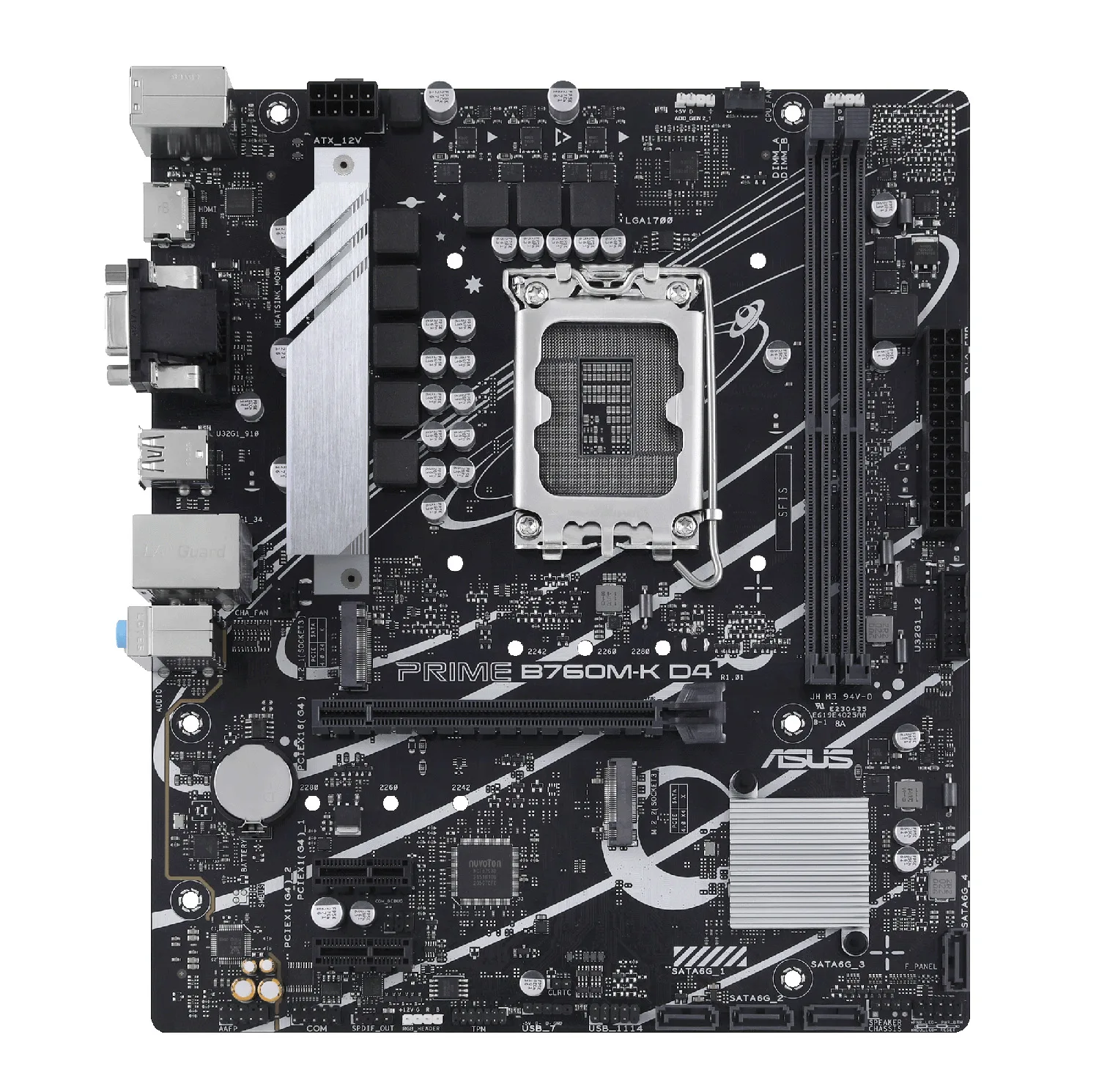 مادربرد ایسوس مدل PRIME B760M-K D4