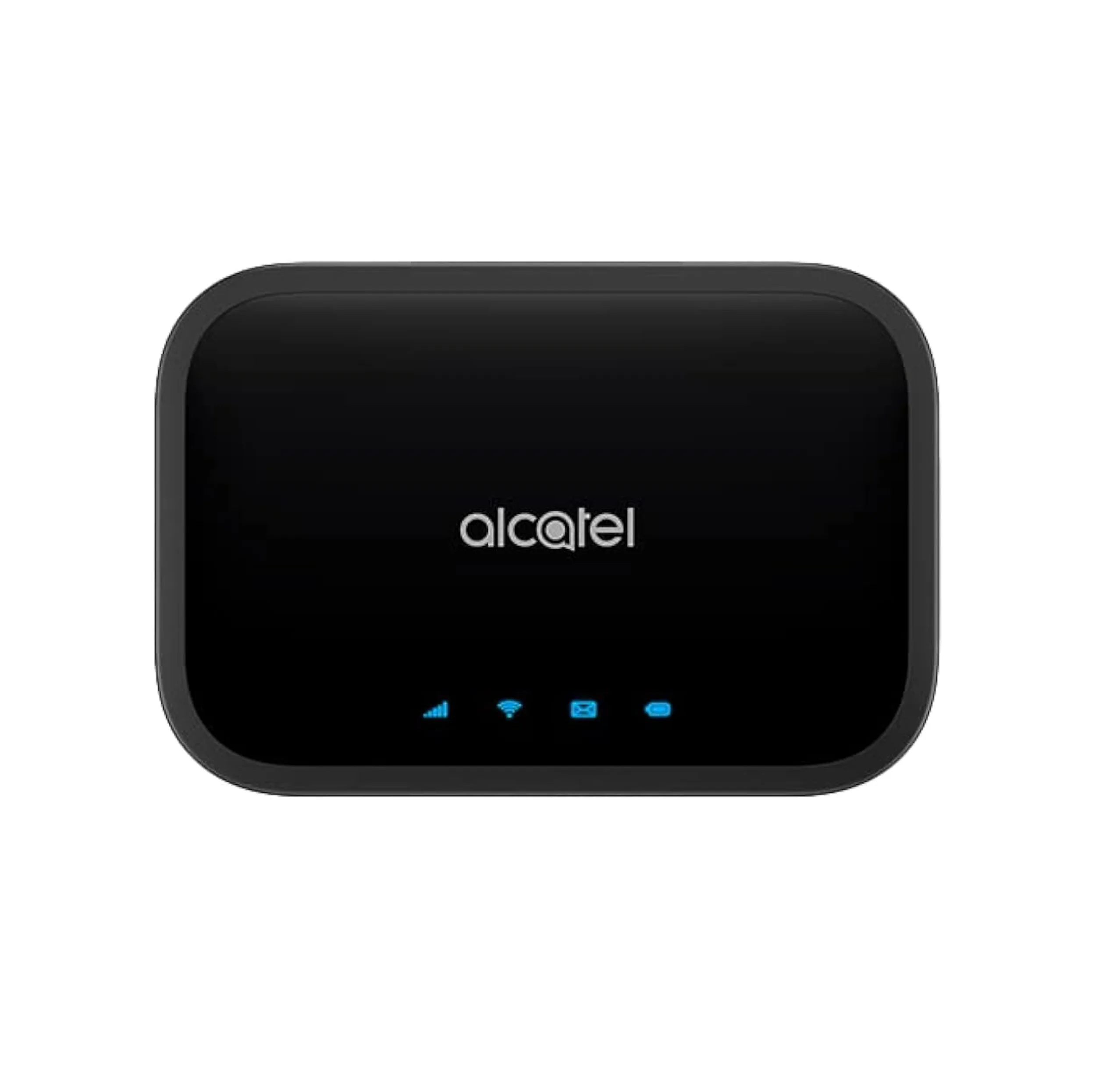 مودم 4.5G قابل حمل آلکاتل مدل LINKZONE MW12VK با باتری 4300 میلیآمپر، پشتیبانی از شبکههای 4.5G و 3G، سرعت دانلود تا 600Mbps، وای فای دو بانده 2.4GHz و 5GHz و اتصال همزمان 20 کاربر